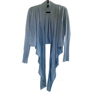 Hypnotik Grey Asymmetrical Plus Size Cardigan Size 2X/3X